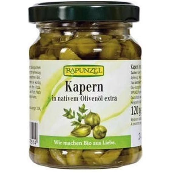 Rapunzel bio Kapribogyó olivaolajban 120g