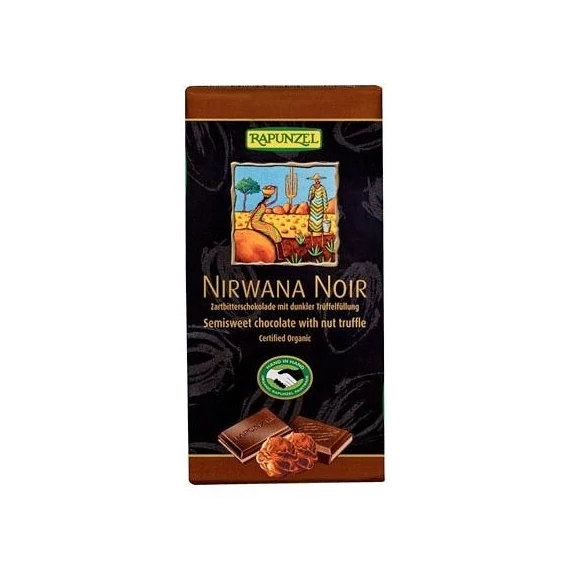 Rapunzel bio Nirwana noir keserűcsoki 100g