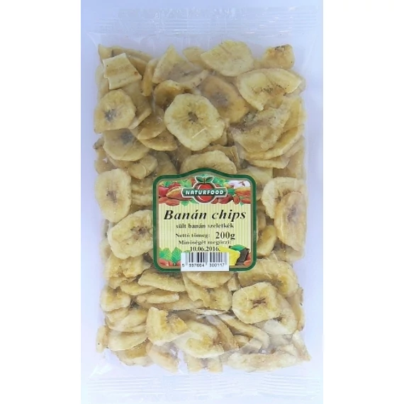Naturfood Aszalt banán chips 200g