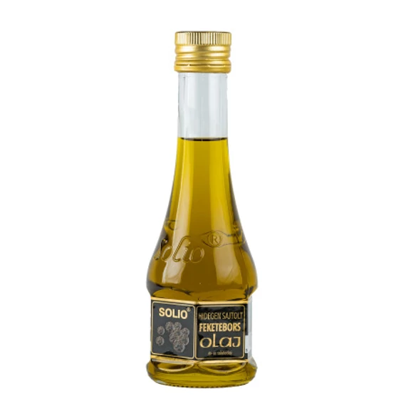 Solio hidegen sajtolt feketebors olaj 200ml