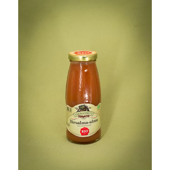 Virágoskút bio birs-alma rostoslé 200ml