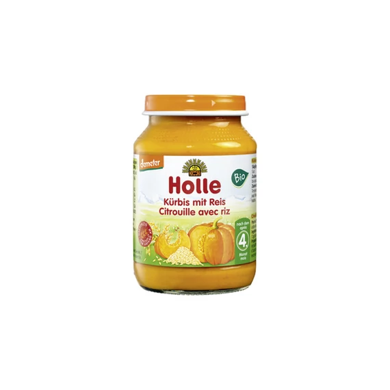 Holle bio bébiétel sütőtök-rizzsel 190g