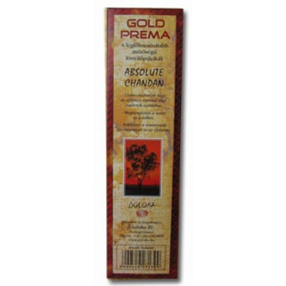 Füstölö gold absolute chandan 10db