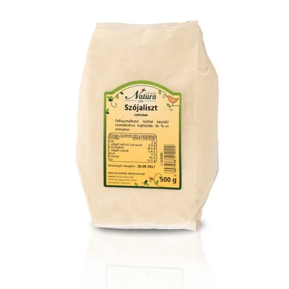 Natura zsírtalanított szójaliszt 500g