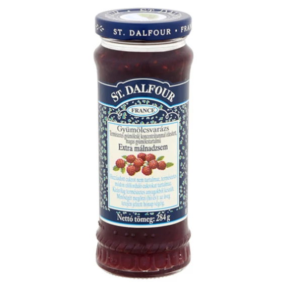 St.Dalfour málna lekvár 284g