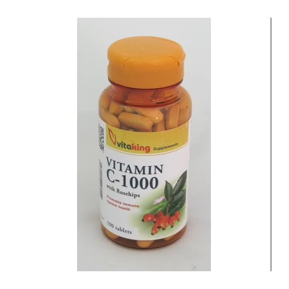 Vitaking c vitamin csipkebogyó 1000 mg tabletta 100x
