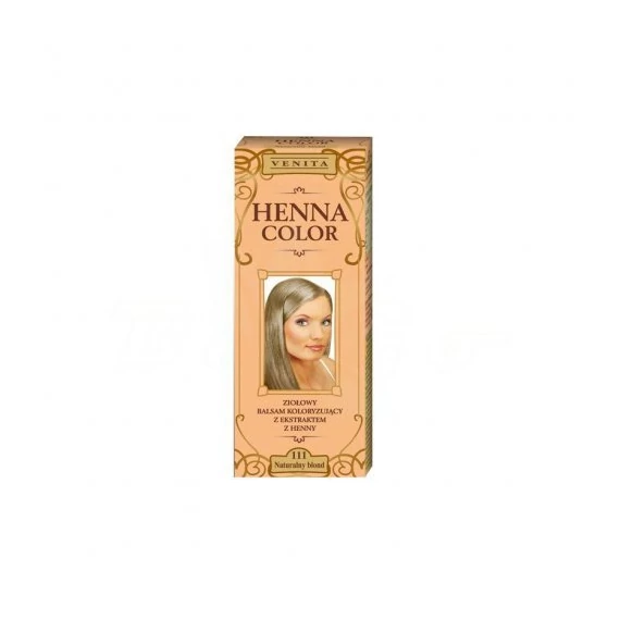 Henna color krémhajfesték 111 természetes szőke 75ml