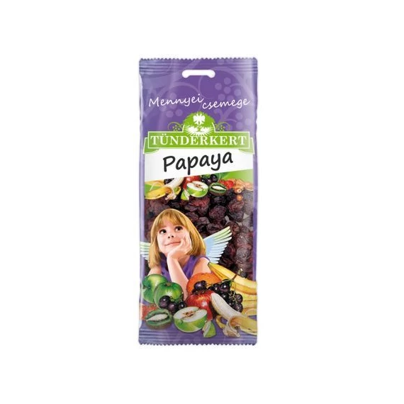 Tündérkert kandírozott papaya piros 100g