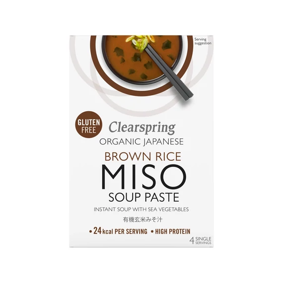 Clearspring bio Miso leves tengeri zöldségekkel 4x15g 60g