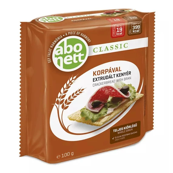 Abonett extrudált kenyér korpás 100g