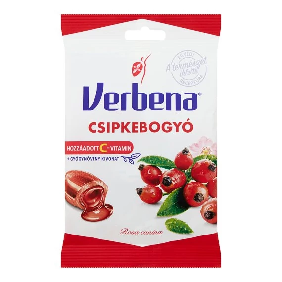 Verbena cukorka csipkebogyó 60g