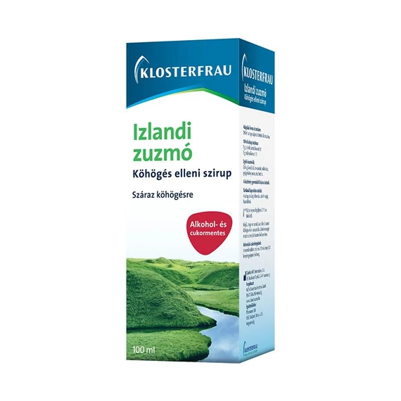Izlandi zuzmó köhögés elleni szirup felnőtt 100ml