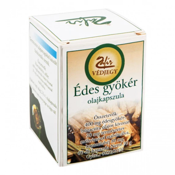 Zafír Édesgyökér kapszula 300mg 60x