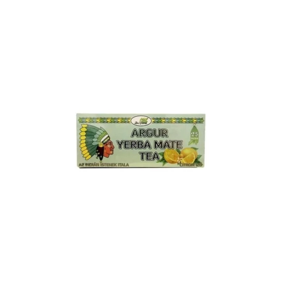 Argur Mate Yerba tea citromos filteres 20db