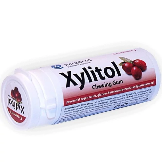 Xylitol rágógumi vörösáfonya 30x
