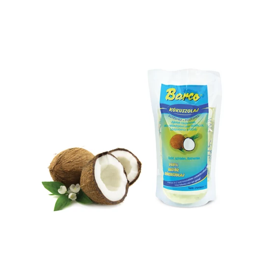 Barco Kókuszolaj sütéshez,főzéshez tasakban 1000ml
