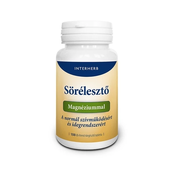Interherb sörélesztő tabletta magnéziummal 150x