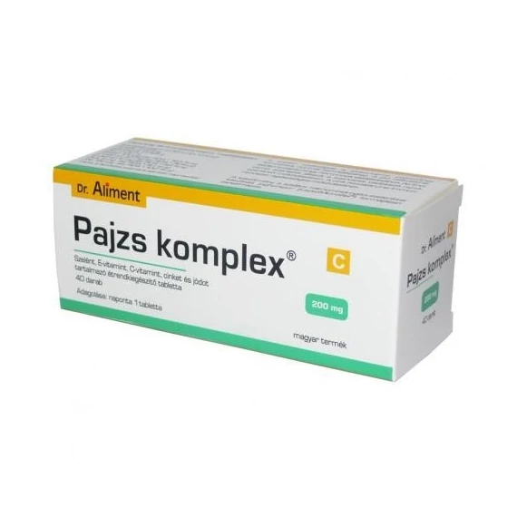 Dr.Aliment Pajzs Komplex tabletta jód 40x