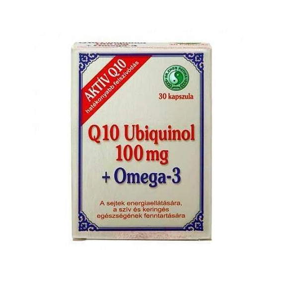 Dr.Chen Q10 Ubiquinol100mg+Omega3 kapszula 30x