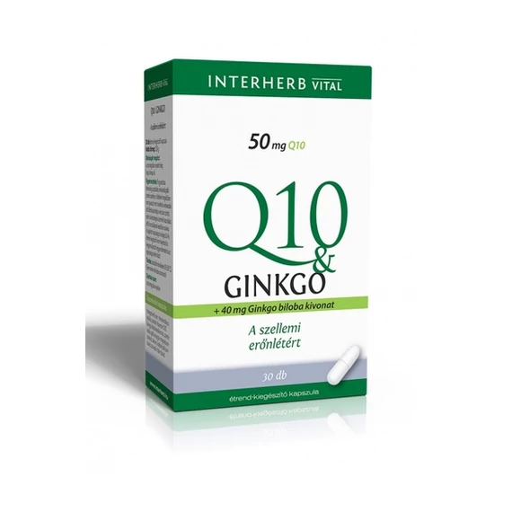 Interherb Vital Q10 + Ginkgo extraktum kapszula 30x