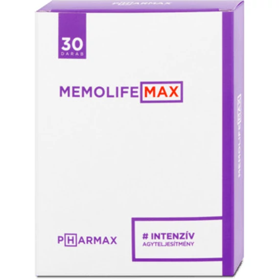 Pharmax Memolife Max kapszula 30x 30x