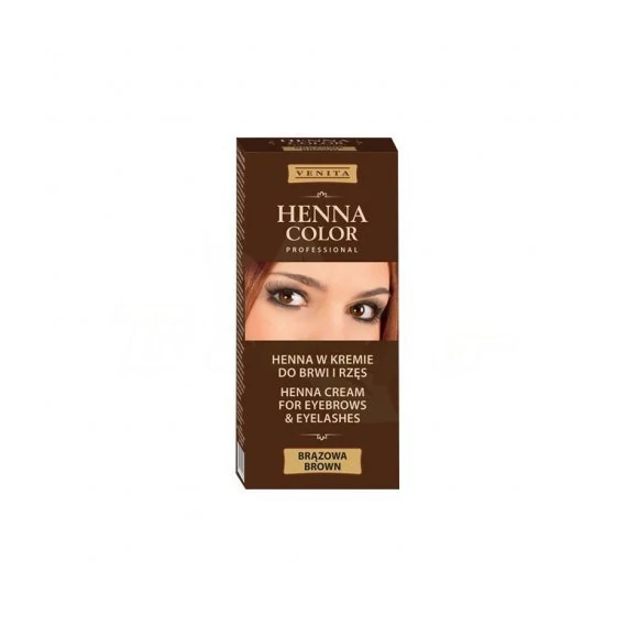 Henna Color szempilla és szemöldök krémfesték bronzbarna 15ml