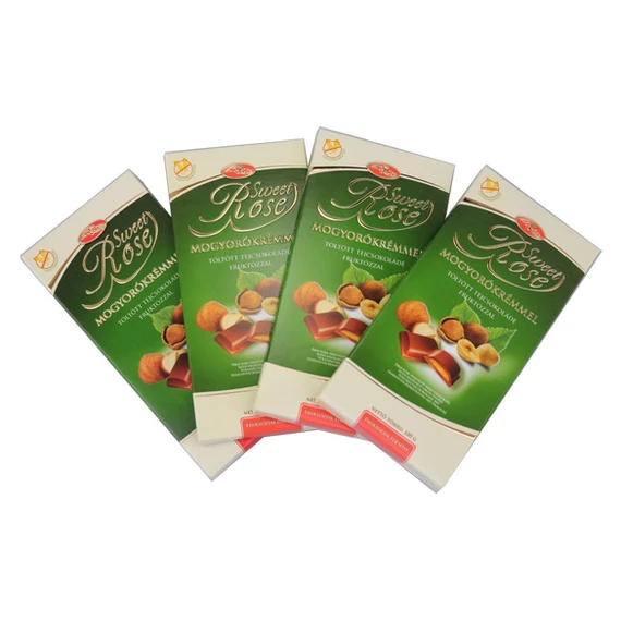 Sweet Rose Diabetikus tejcsokoládé mogyorókrémmel 100g