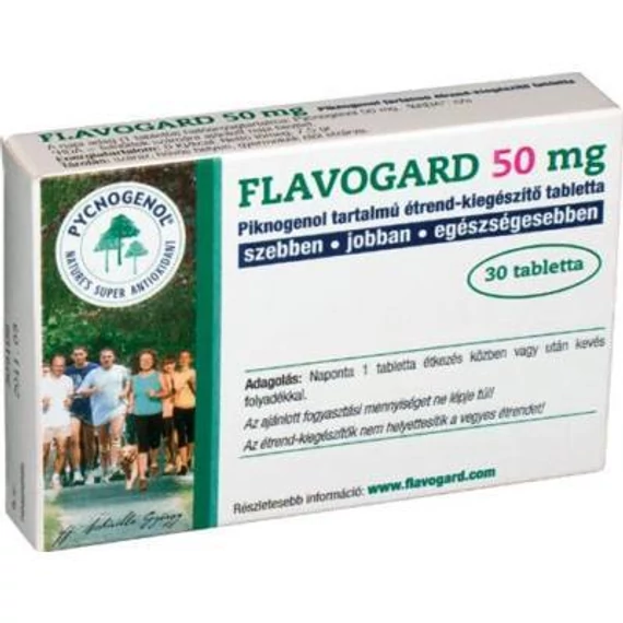 Flavogard pycnogenol szuperantioxidáns 50mg tabletta 30x