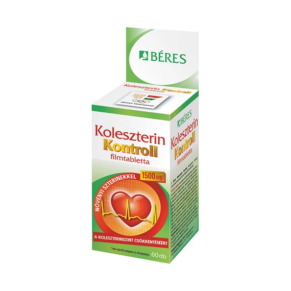 Béres Egészségtár Koleszterin Kontroll tabletta 60x