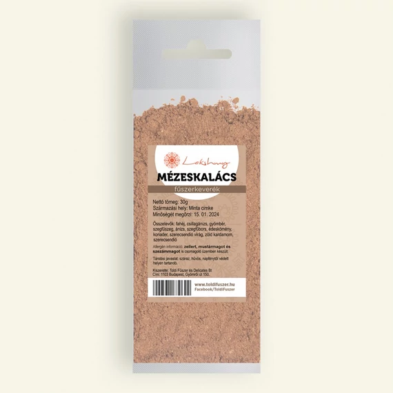 Toldi fűszer mézeskalács fűszerkeverék 30g