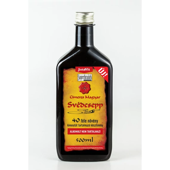 Jutavit Svédcsepp 40 féle növény alkoholmentes 500ml
