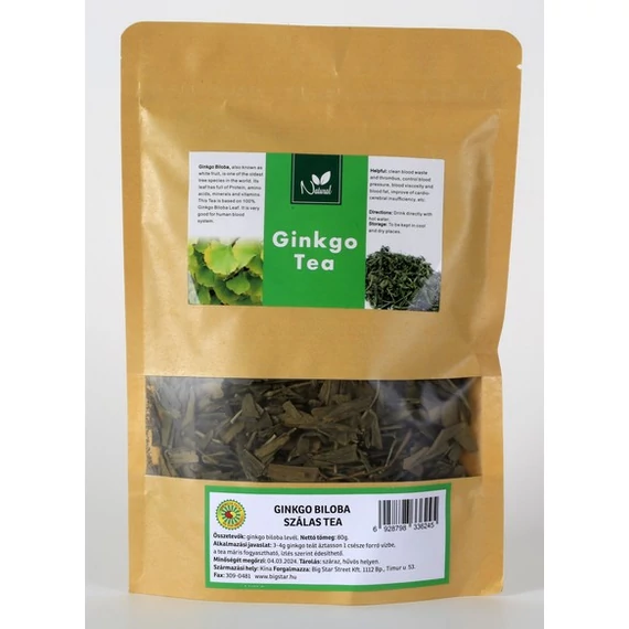 Big Star Ginkgo biloba tea szálas 80g