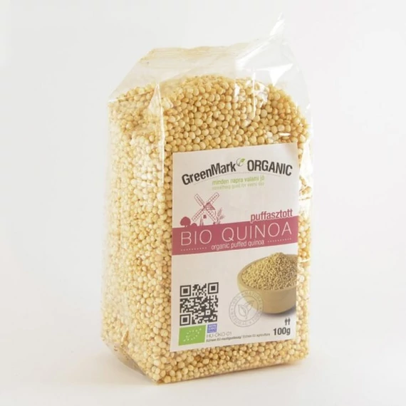GreenMark bio Quinoa puffasztott 100g
