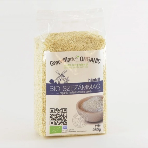 GreenMark bio Szezámmag hántolt 250g