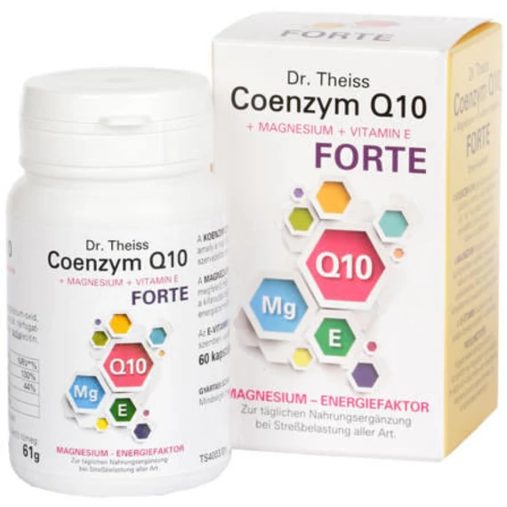 Dr Theiss Coenzym Q10 + Magnézium+E vitamin Forte kapsz. 60x