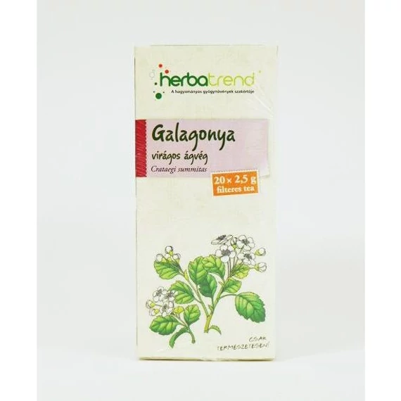 Herbatrend Galagonya virágos ágvég filt.tea 20x2,5g 50g