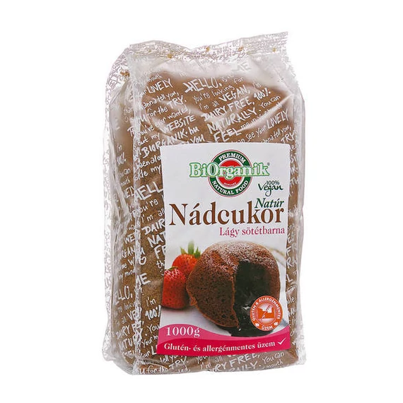 Naturmind Nádcukor lágy sötétbarna 1kg