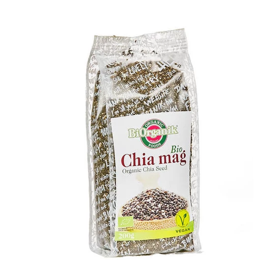 Biorganik bio Chia Mag fekete 200g