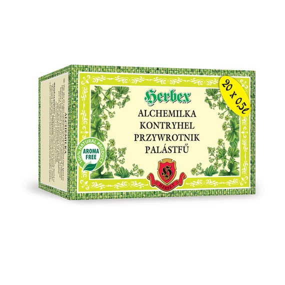 Herbex Palástfű tea filteres 20x3g 60g