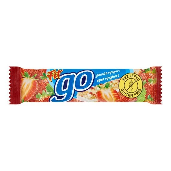 Fit müzli szelet go epres joghurtos gluténmentes 23g