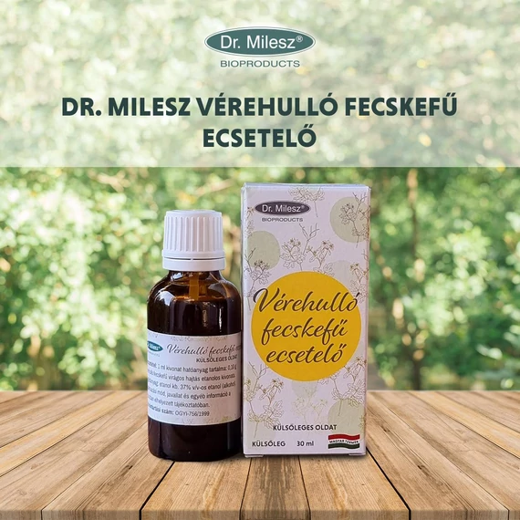 Dr Milesz vérehulló fecskefű külsőleges oldat 30ml