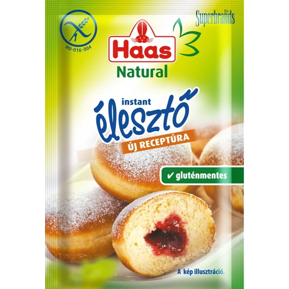 Haas instant élesztő gluténmentes 7g