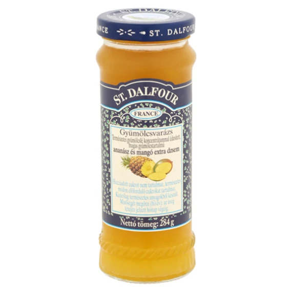 St.Dalfour Ananász és Mangó lekvár 284g