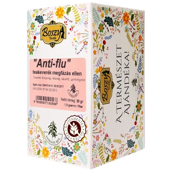 Boszy-tea Anti-Flu megfázás elleni filteres 20x