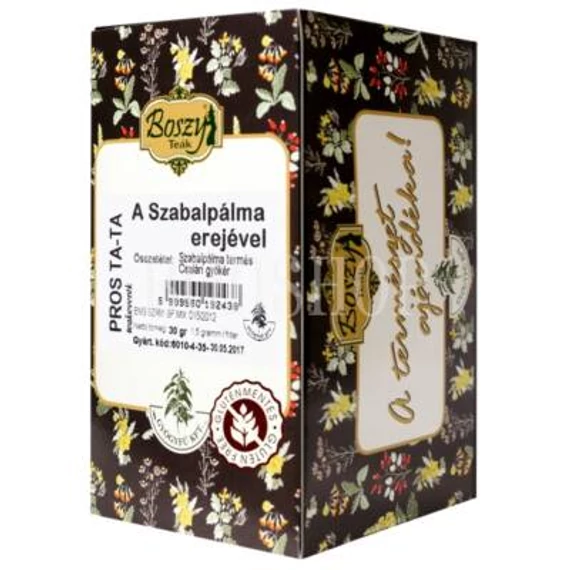 Boszy-tea prosztata betegségekre filteres tea 20x