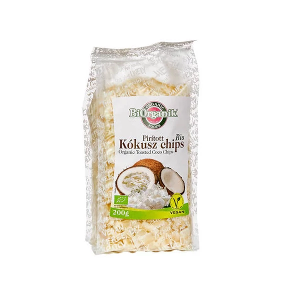 BiOrganik bio kókusz chips pirított 200g