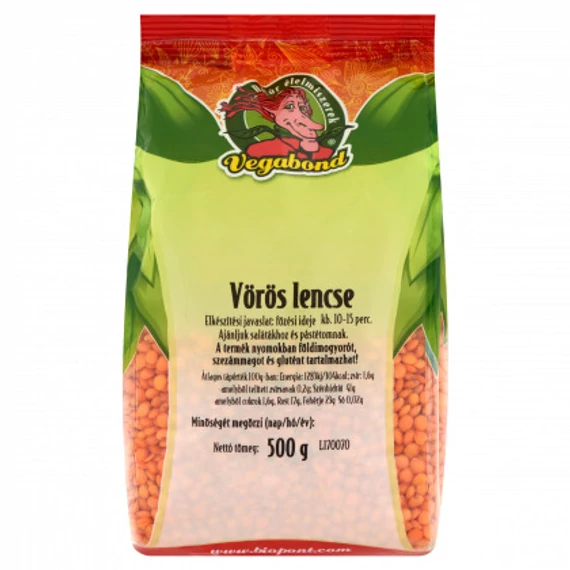 Vegabond Vörös lencse 500g