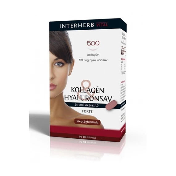 Interherb Kollagén Hyaluronsav Elasztin Forte tabletta 30x