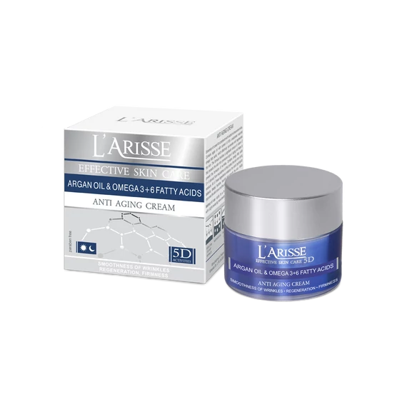 L'arisse ránctalanító arckrém 65+argán,omega3,6 50ml