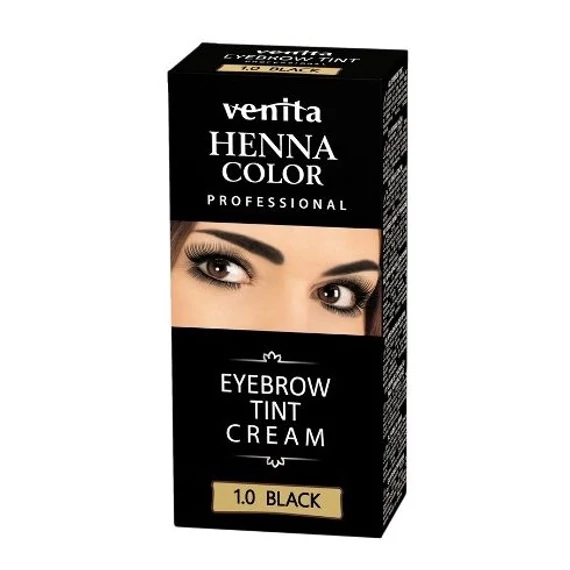 Henna Color szempilla és szemöldök porfesték fekete 1.5g